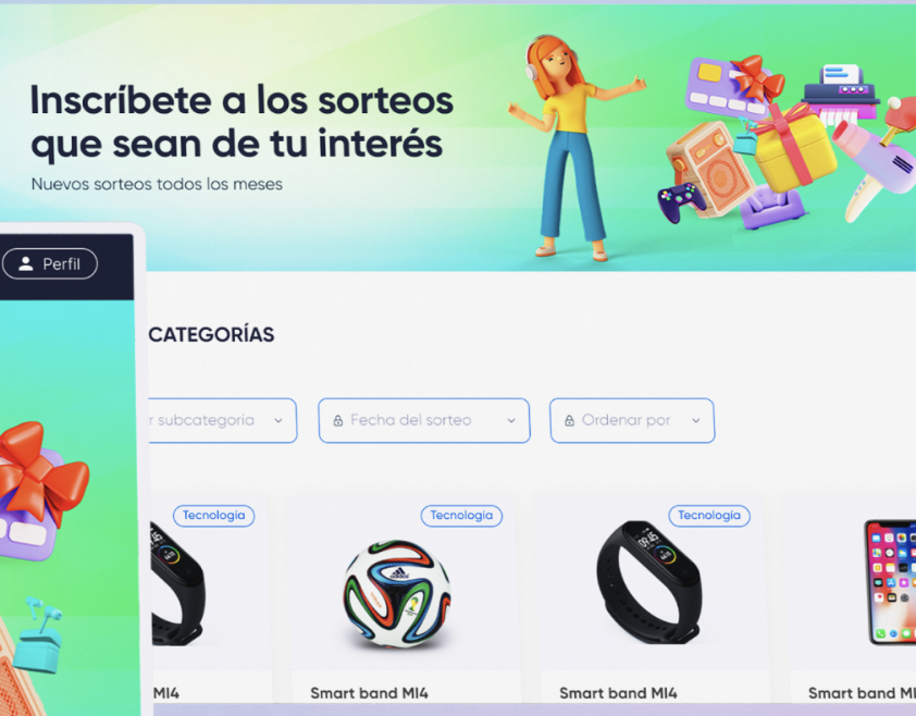 Vista del proyecto Ficky
